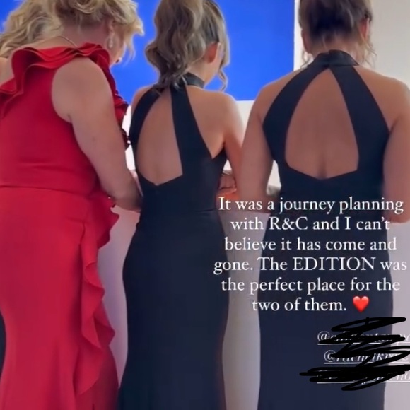 Black High Neck Gown - Picture 4 of 4